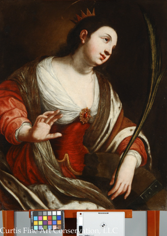 Unidentified Artist after Jacques Blanchard, Saint Catherine of Alexandria, after 1630, oil on canvas.